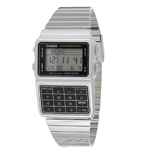 CASIO  Quartz Digital Databank Calculator Watch Item No. DBC-611-1